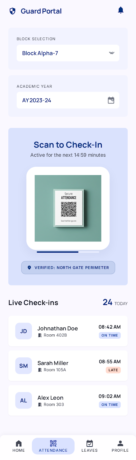 Guard Attendance Updated