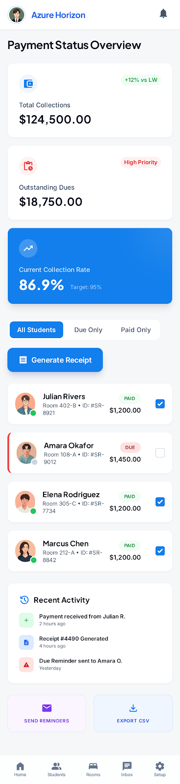 Warden Payment Status